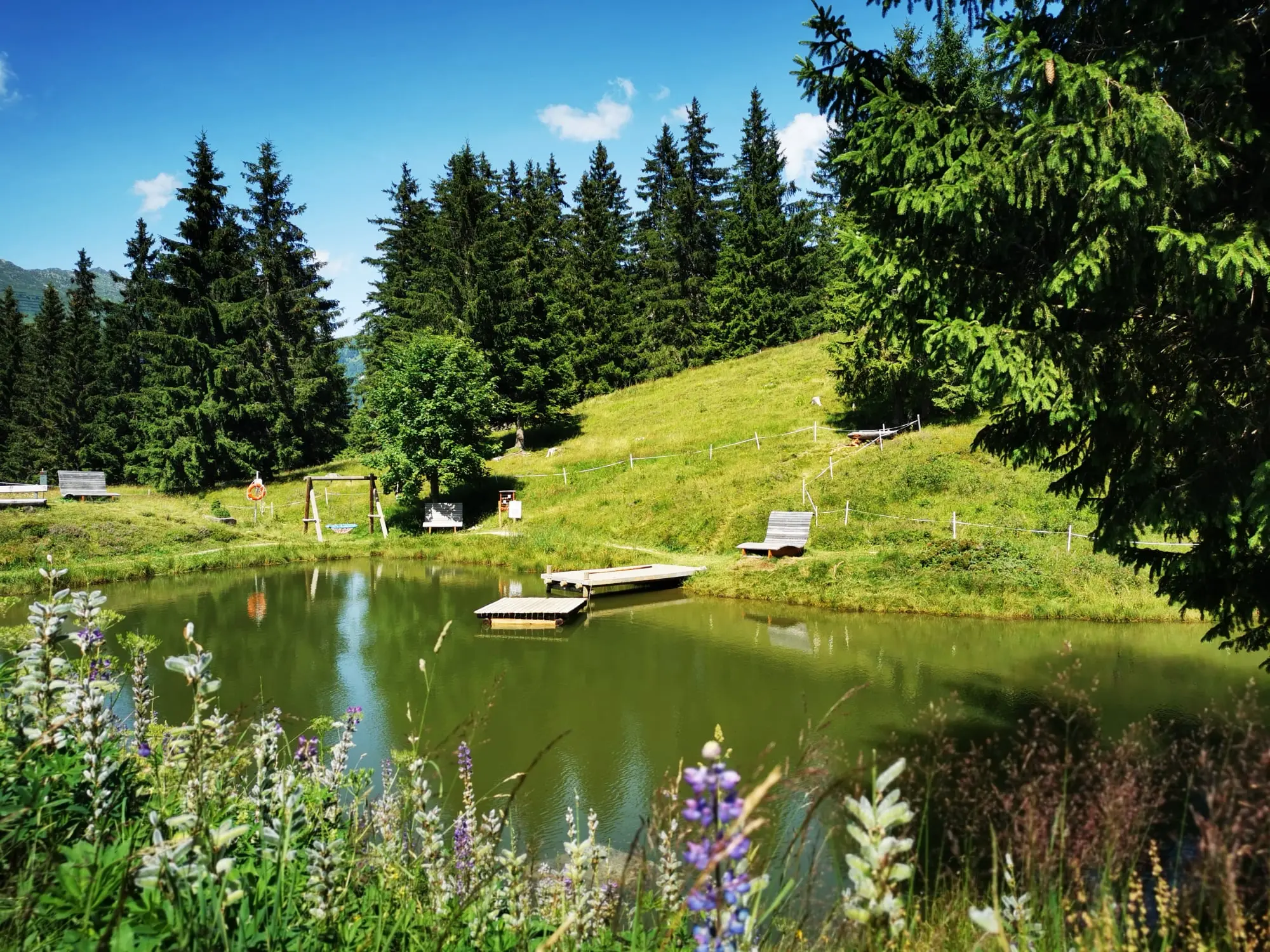 Naturbadesee Hafasee auf Garfrescha (c) Christine Vergud, Casa Christine