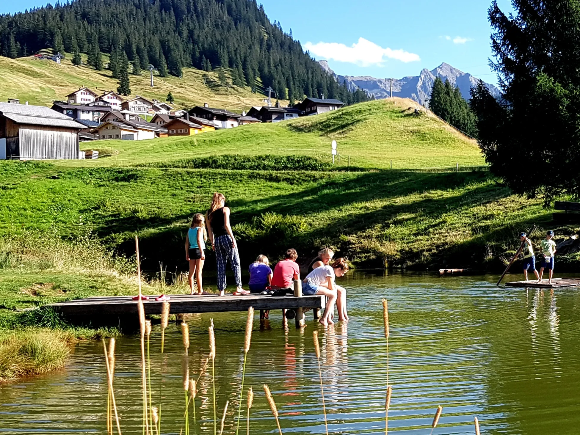 Naturbadesee Hafasee Garfrescha, Ernst Tschofen