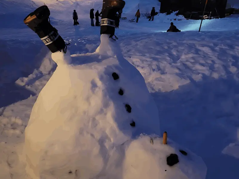 Schneemann auf Garfrescha (c) Jakob Netzer