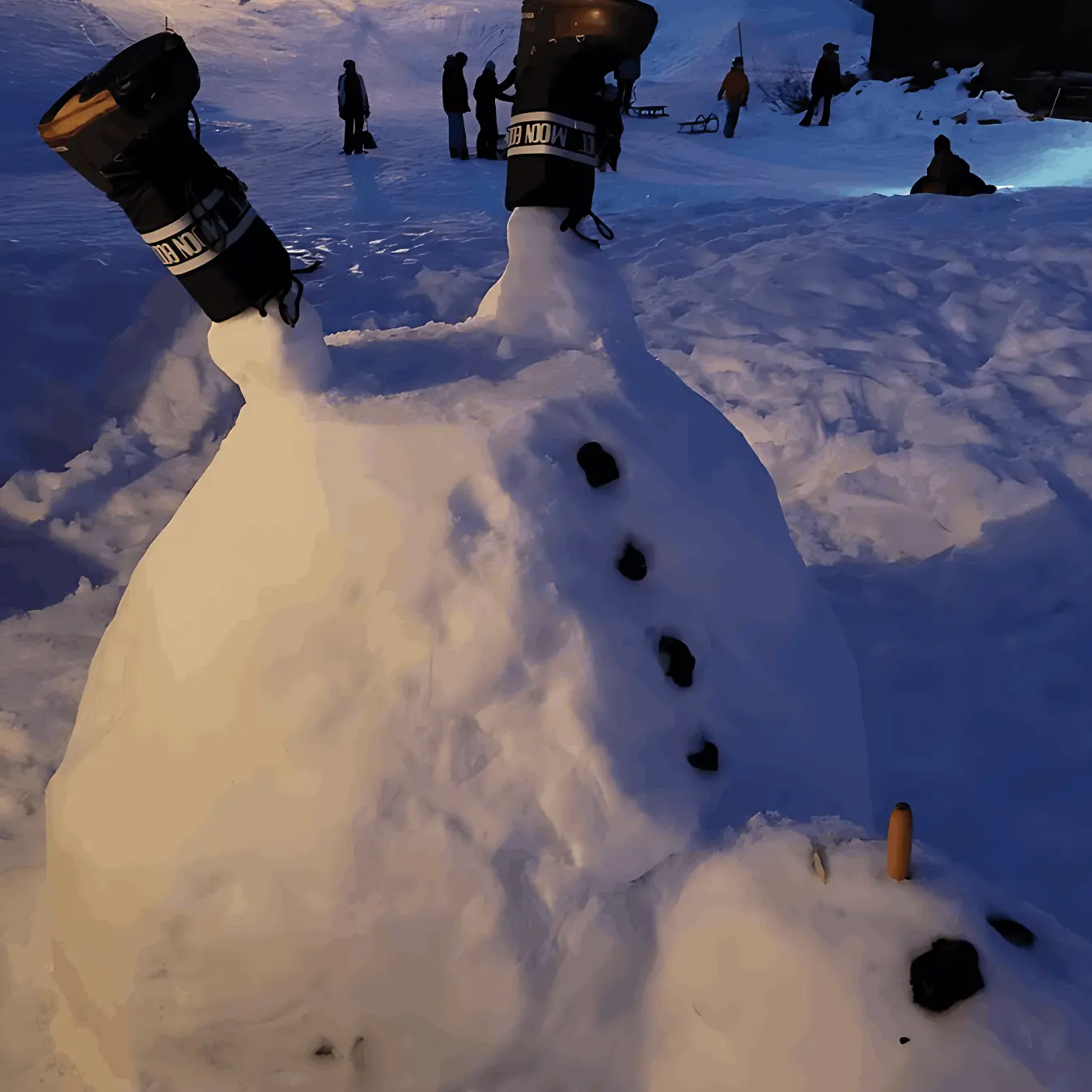 Schneemann auf Garfrescha (c) Jakob Netzer